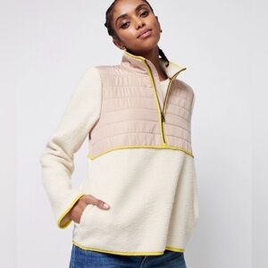 Faherty Cobble Hill Popover in Neutral Funk.